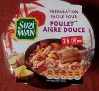 Mängden socker i Préparation facile pour poulet aigre douce