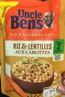 Mängden socker i Riz et lentilles aux carottes