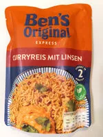 Mängden socker i Express-Reis - Curryreis mit Linsen