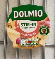 Mängden socker i Stir-in pasta sauce carbonara