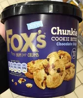 Mängden socker i Chunkie Cookie Bites Chocolate Chip