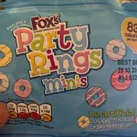 Mängden socker i Party Rings Mini