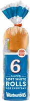Mängden socker i 6 Soft White Rolls Sliced