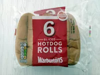 Mängden socker i Sliced Hot Dog Rolls