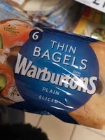 Mängden socker i Warburtons Plain Thin Bagels X6
