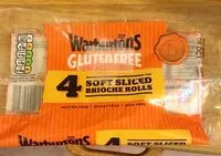 Mängden socker i Soft sliced brioche rolls