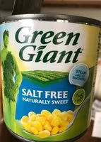Mängden socker i Green Giant Salt Free Sweetcorn