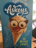 Mängden socker i Askeys waffle cones