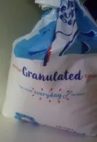 Mängden socker i British Granulated Sugar