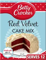 Mängden socker i Red Velvet Cake Mix