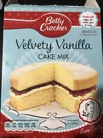 Mängden socker i Velvety Vanilla Cake Mix