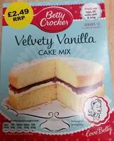 Mängden socker i Velvety vanilla cake mix