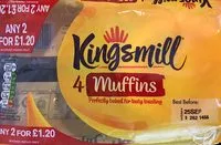 Mängden socker i 4 Muffins