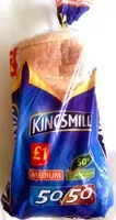 Mängden socker i Kingsmill 50/50