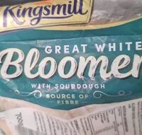 Mängden socker i Kingsmill great white bloomer with sourdough