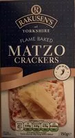 Mängden socker i MATZO crackers