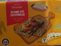 Mängden socker i Sesame Rye crispbread