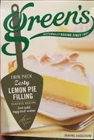 Mängden socker i Green's Lemon Pie Fillng 140gr