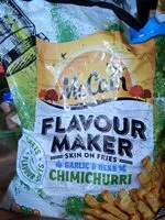 Mängden socker i Flavour Maker Skin-on Fries Garlic & Herb Chimicurri