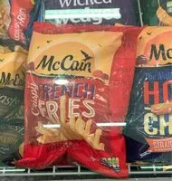Mängden socker i French fries