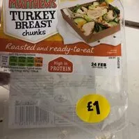 Mängden socker i Turkey Breast Chunks