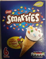 Mängden socker i Smarties ice cream