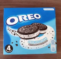Mängden socker i Oreo ice cream with oreo cookie pieces