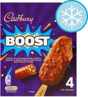 Mängden socker i Cadbury Boost Ice Cream Sticks