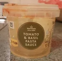 Mängden socker i Tomato & Basil Pasta Sauce