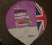 Mängden socker i British creme fraîche