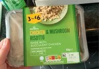 Mängden socker i Chicken and mushroom risotto