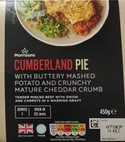 Mängden socker i Cumberland pie