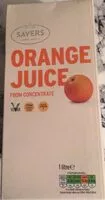 Mängden socker i Morrisons orange juice