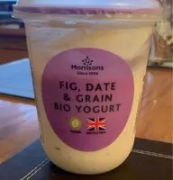 Mängden socker i Fig, Date and Bio yogurt