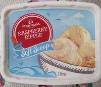 Mängden socker i raspberry ripple soft Scoop