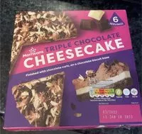 Mängden socker i Triple chocolate cheesecake