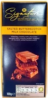 Mängden socker i Salted Butterscotch Milk Chocolate