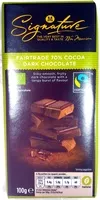Mängden socker i Fairtrade 70% Cocoa Dark Chocolate