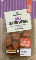 Mängden socker i Chicken Tikka Skewers