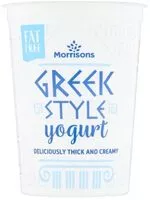 Mängden socker i Fat free Greek style Yogurt
