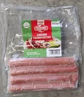 Mängden socker i Chicken Frankfurters