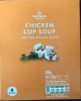 Mängden socker i Chicken cup soup