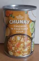 Mängden socker i Chunky chicken and vegetable soup