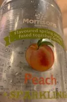 Mängden socker i Peach sparkling