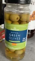 Mängden socker i Pitted green olives