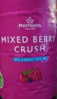 Mängden socker i Mixed Berry Crush