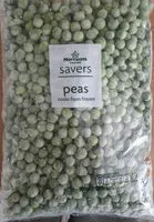 Mängden socker i Peas
