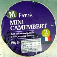Mängden socker i French Mini Camembert