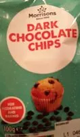 Mängden socker i Dark chocolate chips