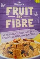 Mängden socker i Morrisons fruit and fibre